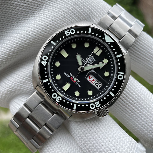 潜水手表双日历NH36自动机械机芯