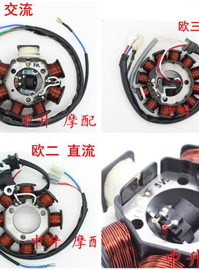 适用建设雅马哈摩托车JYM125天剑YBR天戟YB125天琪线圈磁电机定子