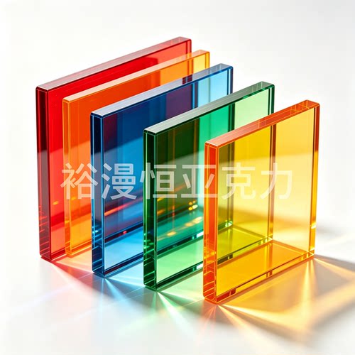 彩色透明亚克力板加工定制有机玻璃板PVC板热弯激光切割雕刻打孔