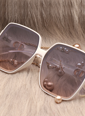 美帕尼防晒简约白色树脂偏光眼镜