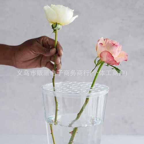万能硅胶插花器鲜花固定装饰品客