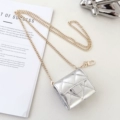 C3 Silver-Caviar Pattern + Crossbody Chain