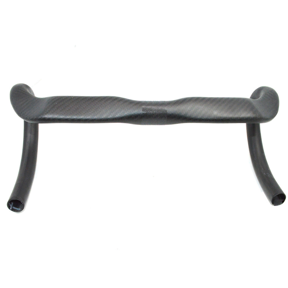 全碳纤维公路自行车车把小弯把手破风弯把38cm男女生骑行装备配件