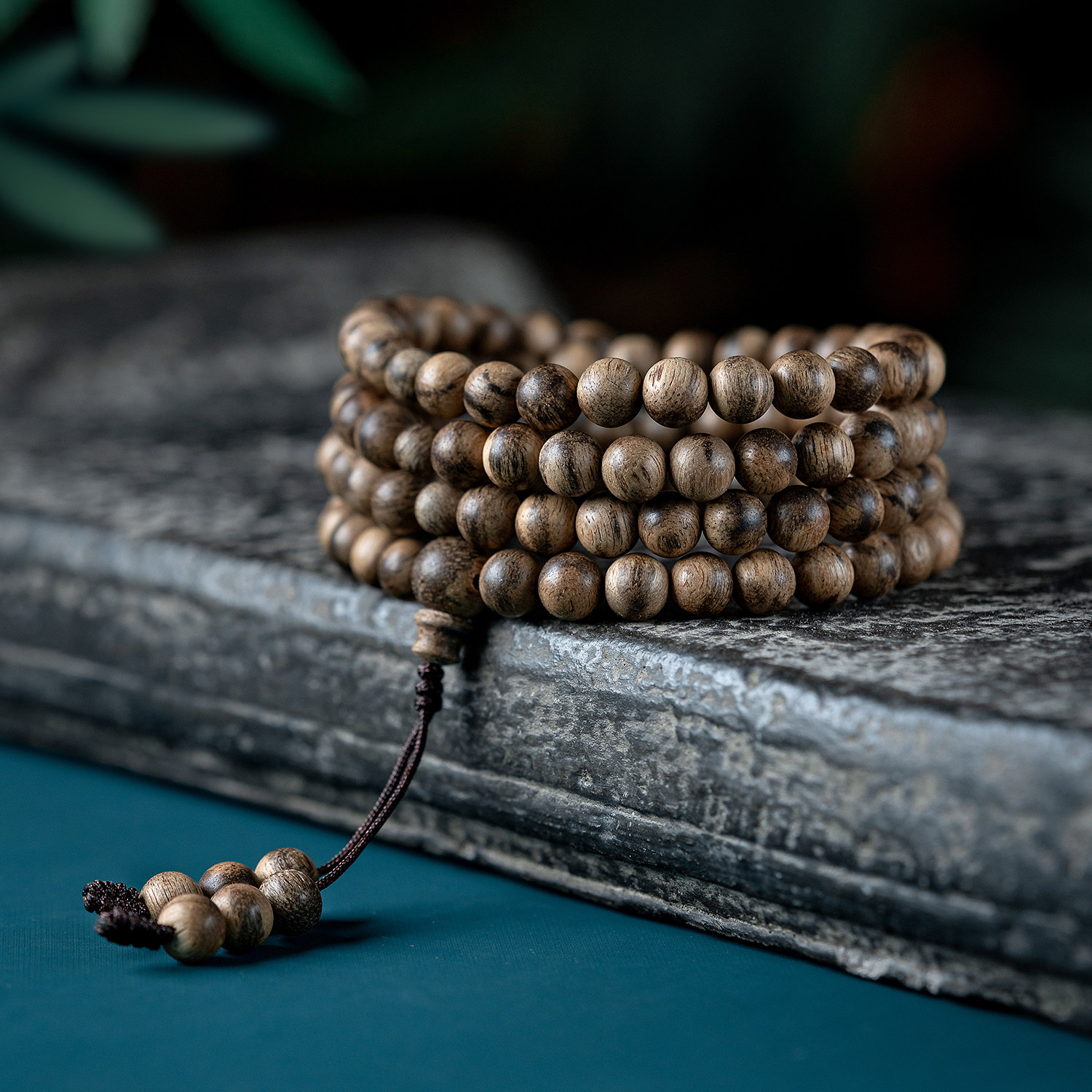 高端印尼达拉干沉香手串男保真天然老料木质108颗佛珠手链女多圈