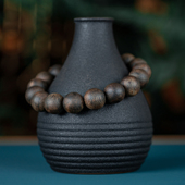 沉水越南芽庄绿奇楠沉香手串高端老料棋楠佛珠文玩木质手链男女款