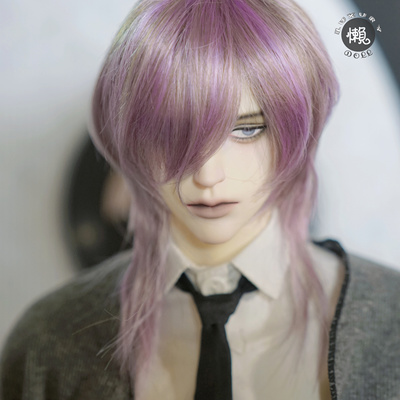 懒娃人偶BJD假发 3分叔叔龙魂 4分MDD娃娃 6分爱豆男狼尾长假毛