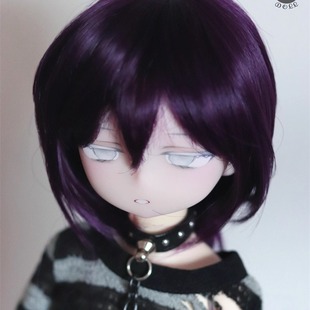 懒娃BJD人偶假发 346分叔SD娃娃巨婴龙魂刘海百搭修脸假毛 高温丝