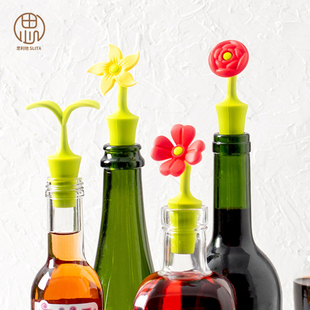 可爱硅胶红酒塞泰象苏打水瓶塞气泡水瓶盖葡萄洋酒密封塞万用通用