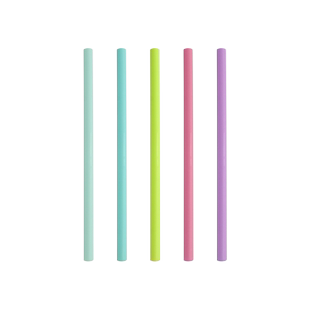 硅胶吸管长弯头热饮重复使用粗吸管大咖啡奶茶儿童细吸管软喝果汁