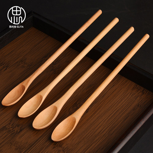 实木咖啡勺小勺子木质搅拌