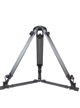 捷洋三脚架碳纤维JY0606CDP小摇臂三脚架滑轨轨道三角架75mm碗口 无云台可放测温仪器 多功能支架三角架