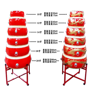 秧歌道具腰鼓方巾鼓棒红绸广场舞蹈用品鼓槌鼓锤丝带快板彩带绸子