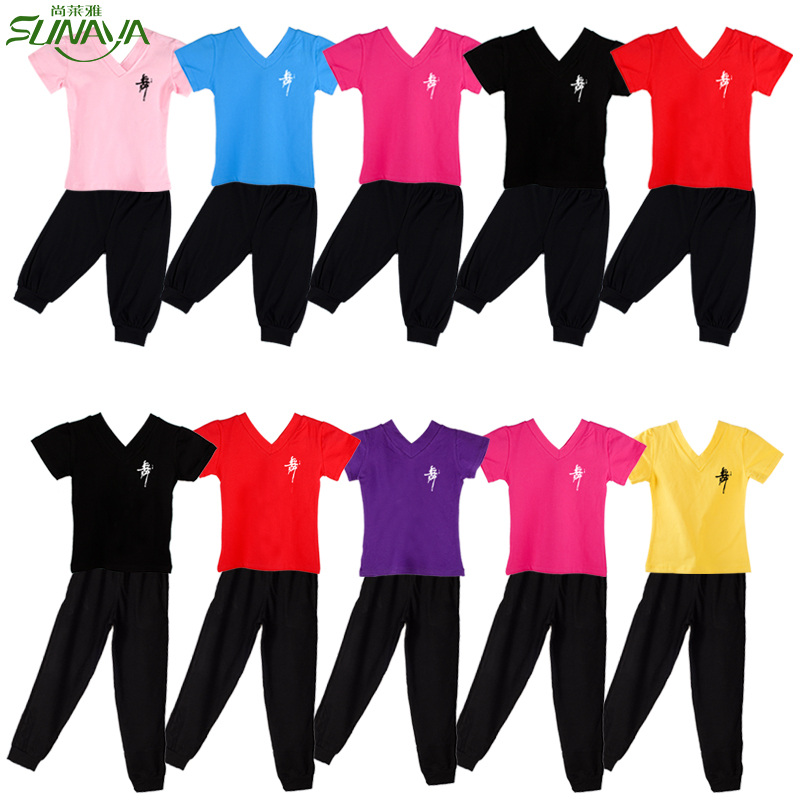 儿童舞蹈服长袖套装春秋中国