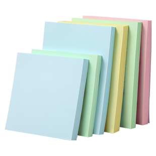 得力便利贴高颜值有粘性便签纸便利贴办公用小学生初中生专用便利贴超厚草稿便利贴空白批发便宜