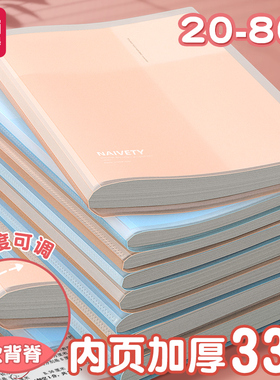 得力文件夹A4试卷收纳袋透明插页资料册小学生初中生专用试卷活页夹整理神器乐谱夹装卷子收纳册奖状册收集册