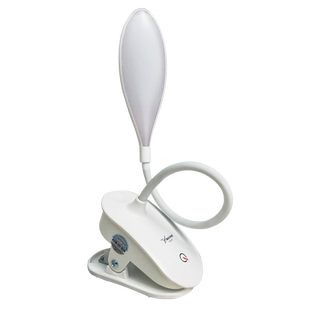 雅格台灯上电池书桌学生儿童可充电LED卧室床头宿舍USB夹子护眼灯