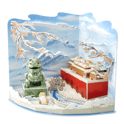 故宫文创正版授权3D立体拼图模型