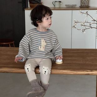 男童加厚加绒卫衣套装2025秋冬款韩版童装儿童服装小宝宝衣服冬装