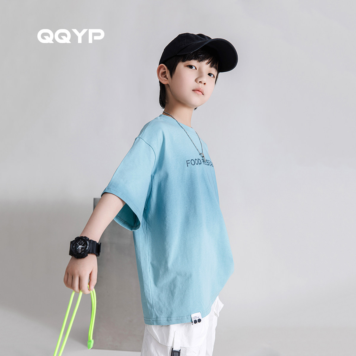 男童短袖t恤2026夏装新款中大童韩版宽松体恤儿童休闲半袖薄上衣