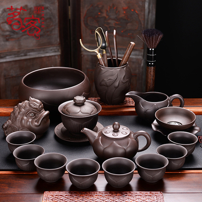 紫砂高档送礼功夫茶具