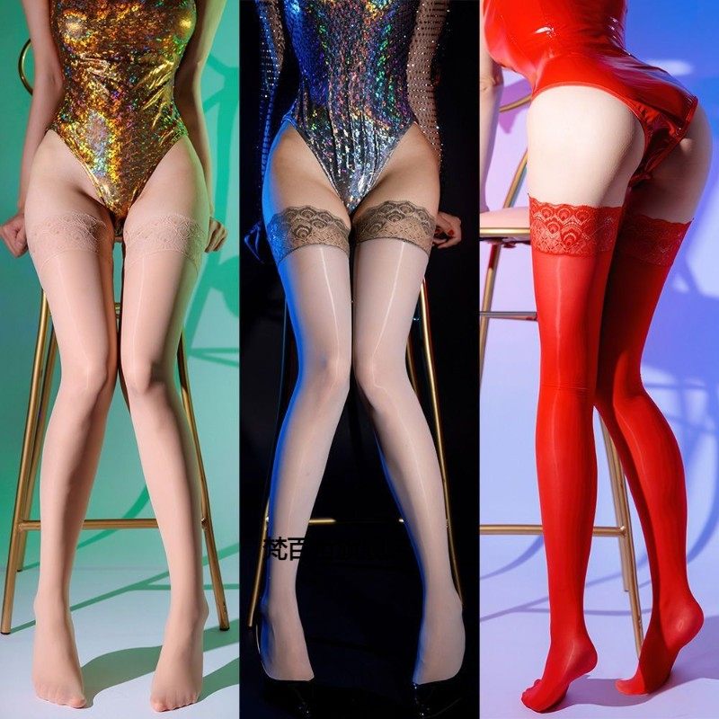 蕾丝边长筒袜油亮超宽罗口长筒性感过膝高筒袜油光美腿丝袜大腿袜,女士内衣/男士内衣/家居服,连裤袜/打底袜,淘宝优惠券,粉丝福利购,淘宝优惠卷