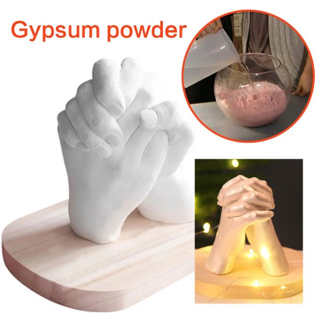 3d handmade mini handprints footprints model powder gifts mo