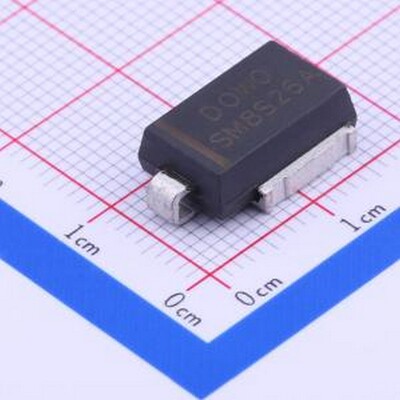 SM8S26A 静电和浪涌保护(TVS/ESD) TVS 26V截止 157A峰值脉冲 DO-