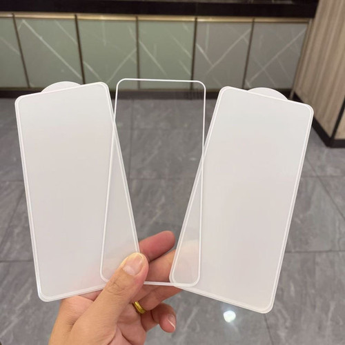 适用红魔10pro白边手机膜红魔9pro电镀指纹油丝印白色框红魔8pro+高铝二强钢化膜全屏无孔高清防摔保护膜贴