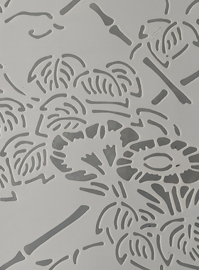 型染印染蓝印花布你国风统纹样 印花版 大尺寸连续印花专用版
