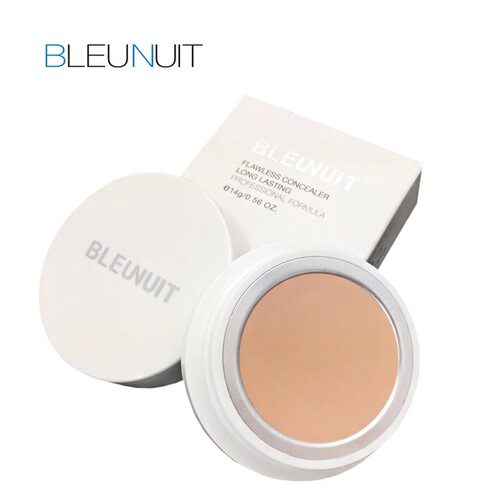 包邮BLEUNUIT深蓝无暇修颜粉底膏轻薄细腻遮瑕遮斑定妆修颜修容