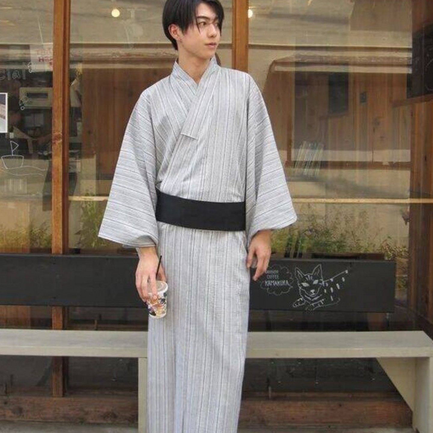 影楼日本传统男士和服浴衣套装
