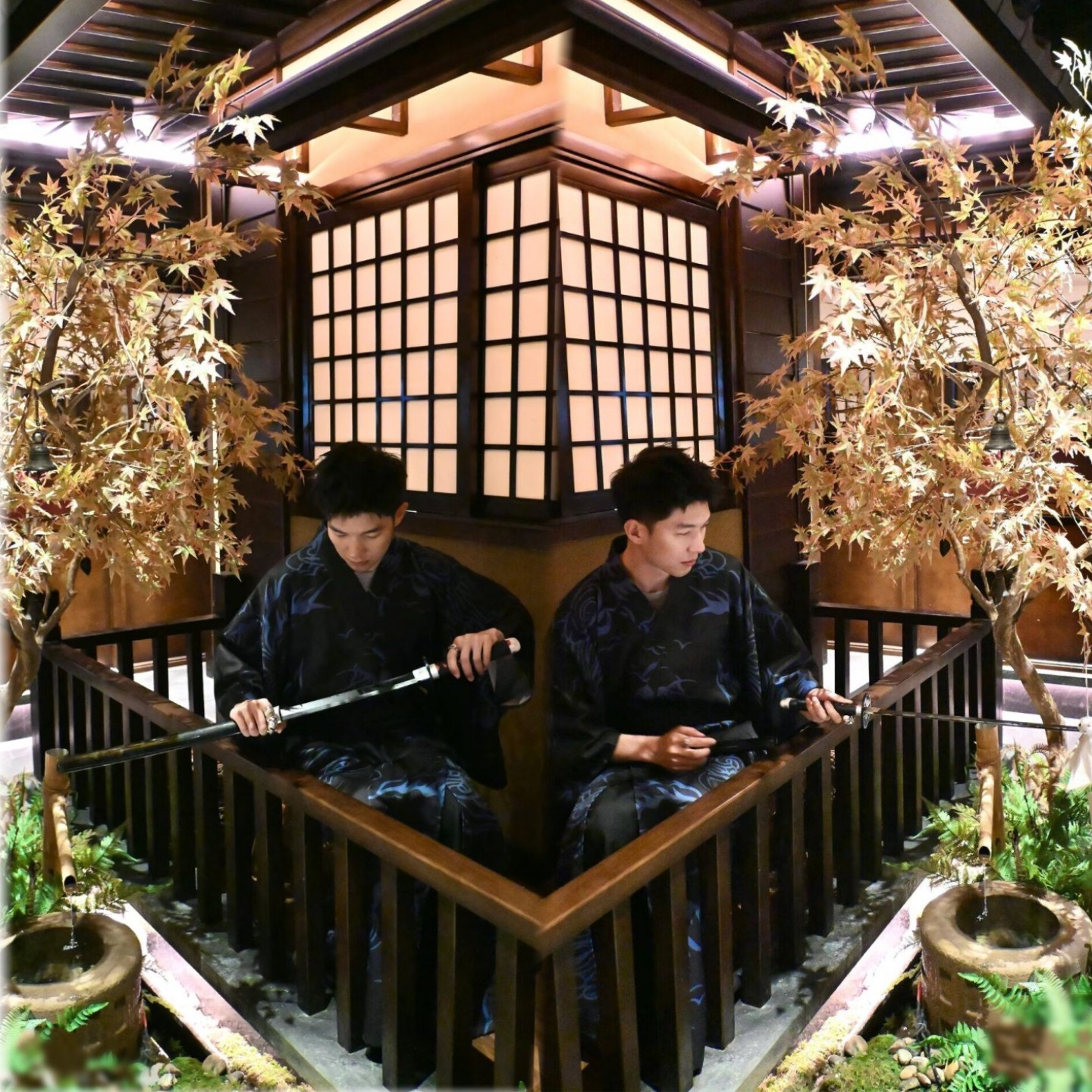 传统和服摄影写真料理店男写真