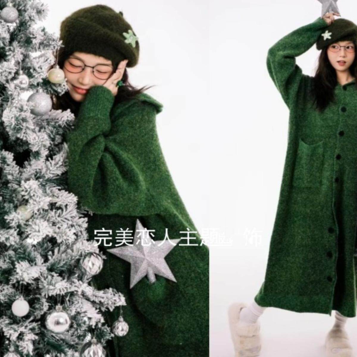 影楼圣诞主题少女写真服装艺术照
