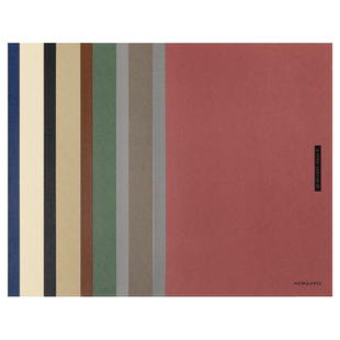 日本文具kokuyo国誉新款一米新纯A5无线装订本学生办公用B5笔记本子胶装本记事本日记本子简约复古五本一套装