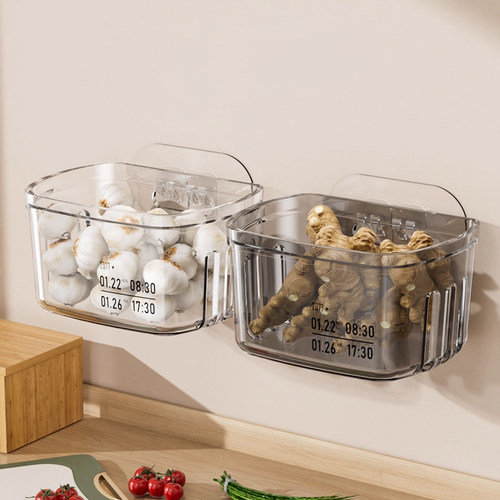 葱姜蒜收纳盒多功能食物收纳神器