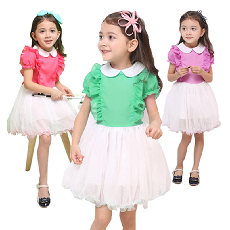 Robe enfant en mousseline de soie - Ref 2048300 Image 1