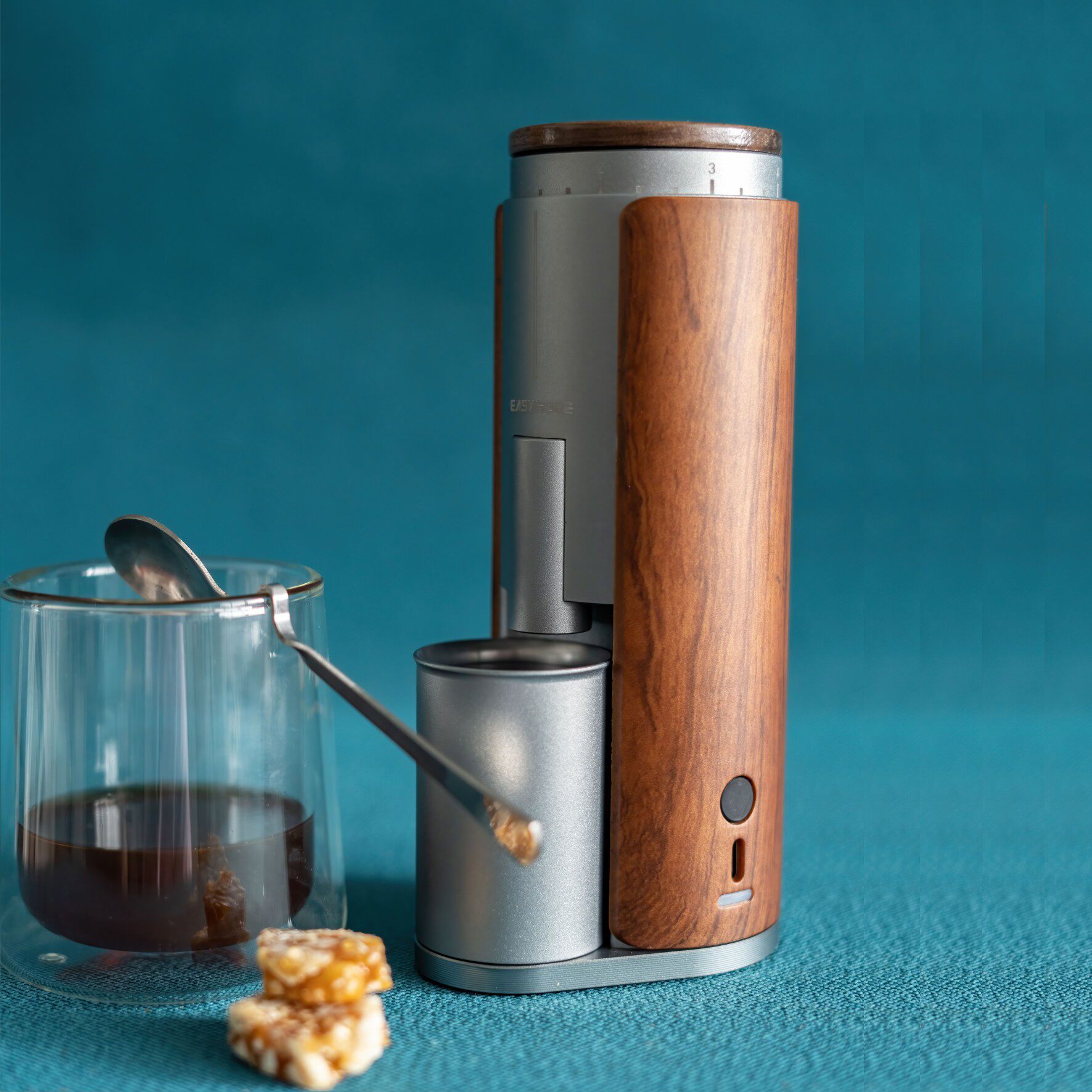 HUG H99亿摩铝合金不锈钢便携充电电动手冲意式法压壶磨豆机