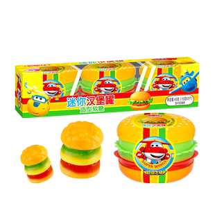 金稻谷迷你汉堡糖软糖橡皮糖果味软糖QQ糖儿童零食汉堡包糖果批发