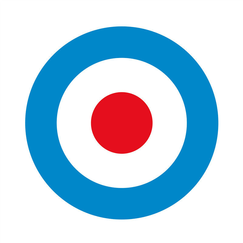 防水反光汽车贴纸车身贴二战盟军军事机身548英国皇家空军