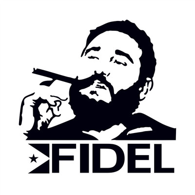 电动摩托古巴国父领袖汽车贴纸