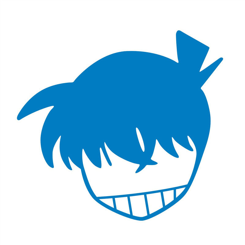 防水反光汽车贴纸电动摩托日系动漫名侦探柯南q版头像a93工藤新一