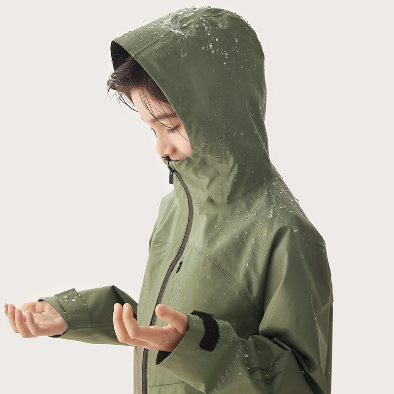 【暴雨级防水】纯一良品儿童全压胶冲锋衣三合一抓绒内胆户外夹克