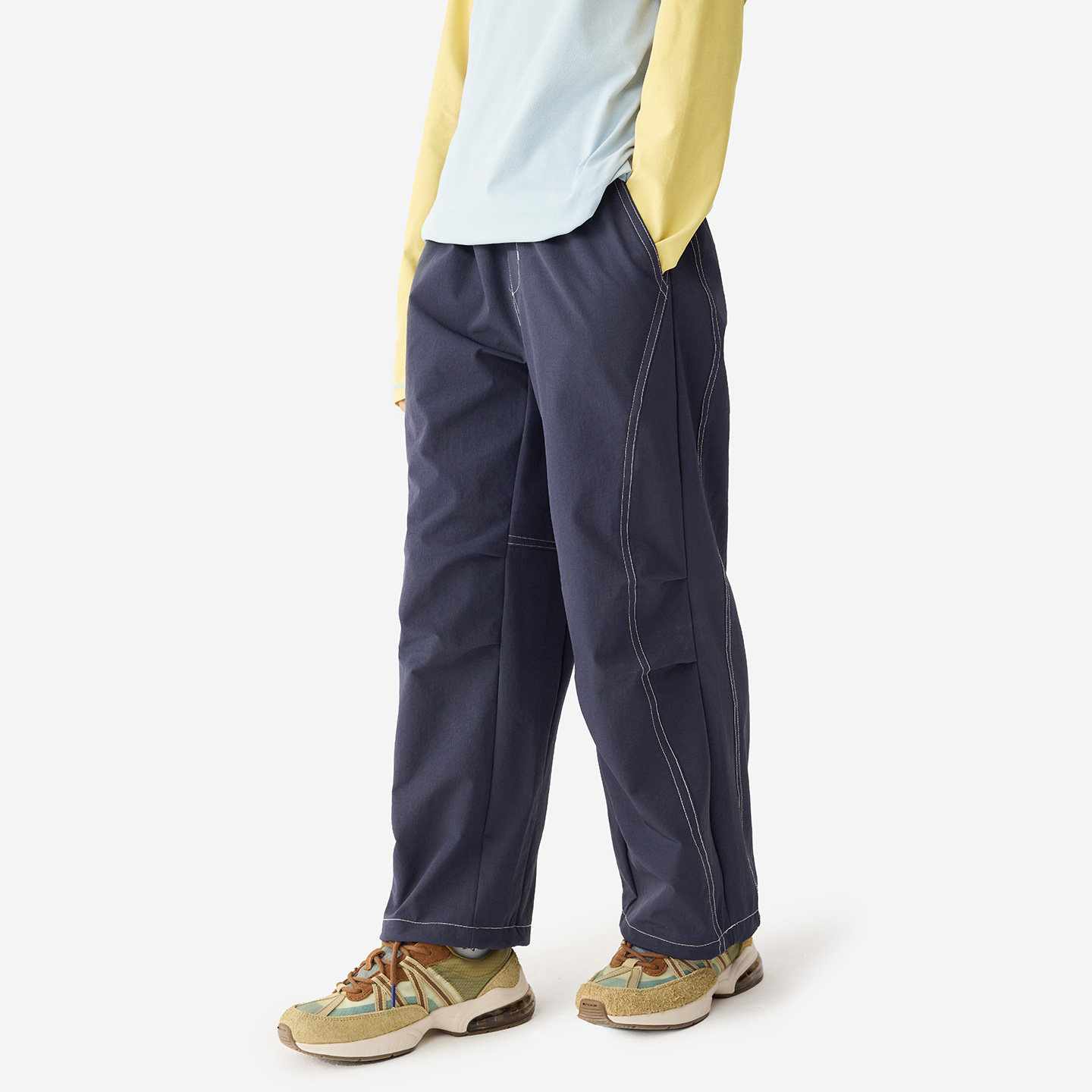 纯一良品【高耐磨抗撕裂】男童运动裤春秋中大童轻量宽松直筒裤子