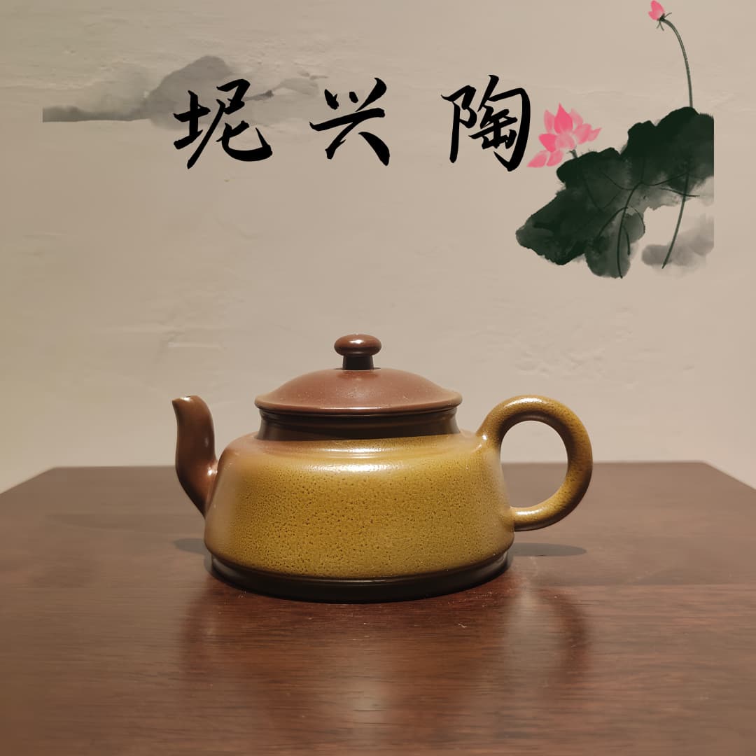 禅灯壶 钦州坭兴陶苏打烧 纯手工茶壶140cc六堡茶具唐天源名师制