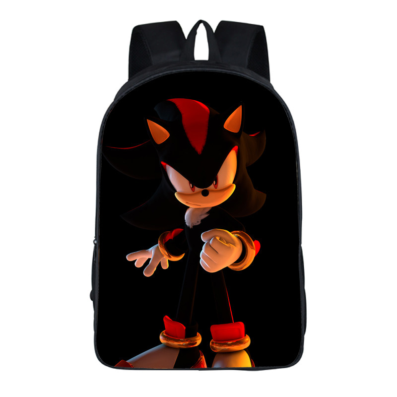 新款大容量网红青少闪电鼠索尼克铅笔袋保温午餐包单肩斜挎补课包