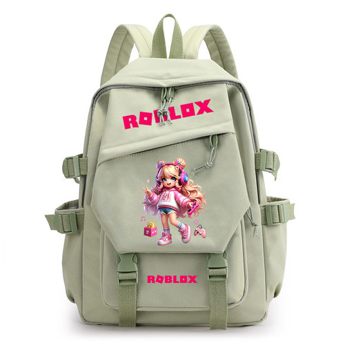跨境Roblox游戏印花背包可爱学校双肩包女孩卡通轻便休闲学生背包