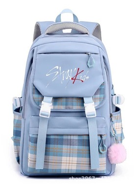 跨境stray kids 组合周边同款韩版双肩包书包背包学生男女旅行包