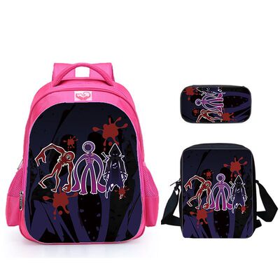 爆款三件套-书包+挎包+笔袋逃离大门doors roblox Figure