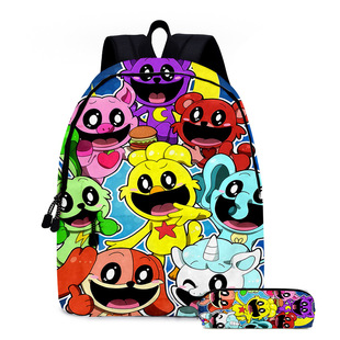 儿童3D背包新品smiling critters恐怖波比微笑动物书包全印花包包