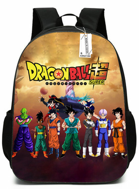 动漫周边七龙珠双肩包Dragonball学生书包悟空涤纶背包跨境背包